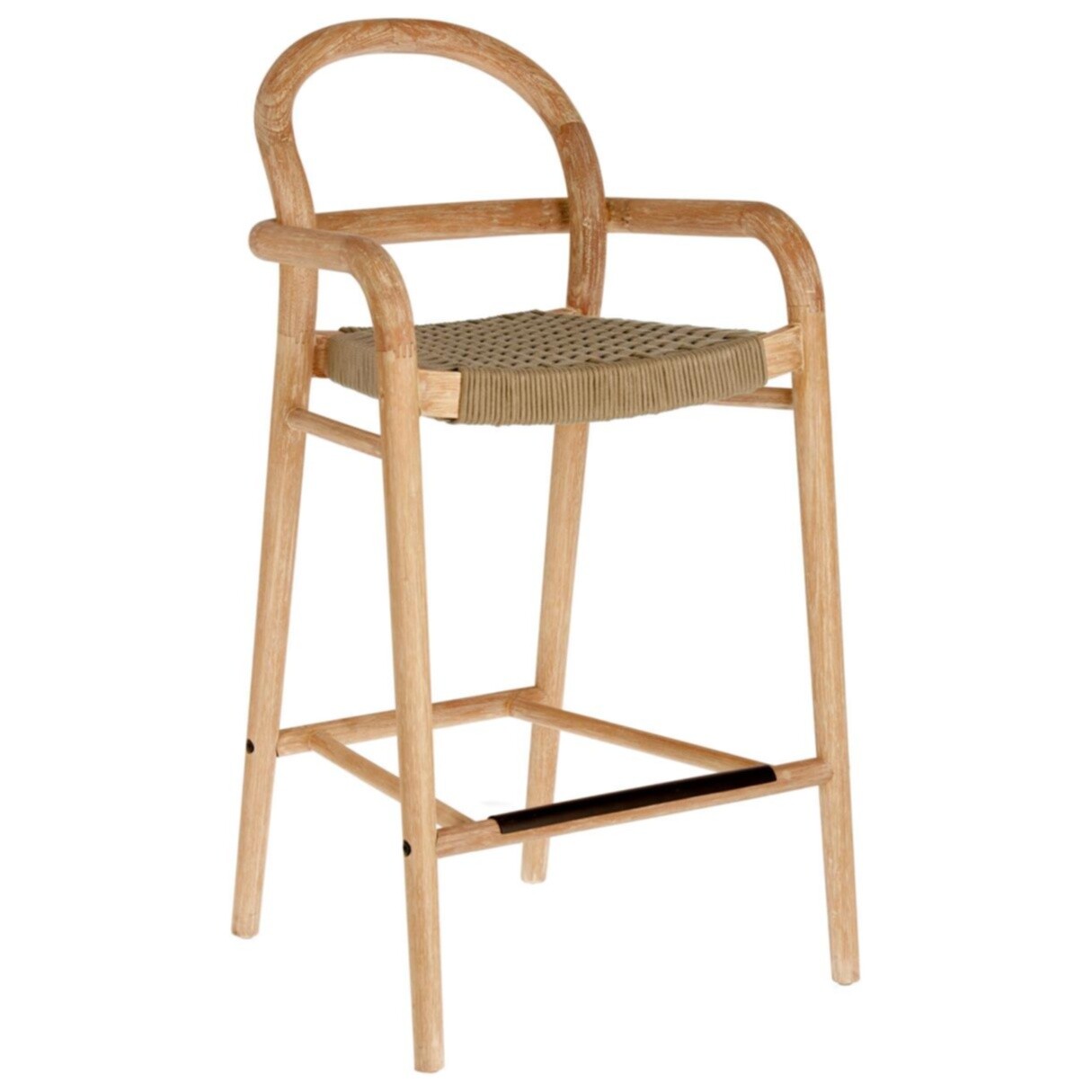 Полубарный стул деревянный, эвкалипт бежевый Sheryl от La Forma