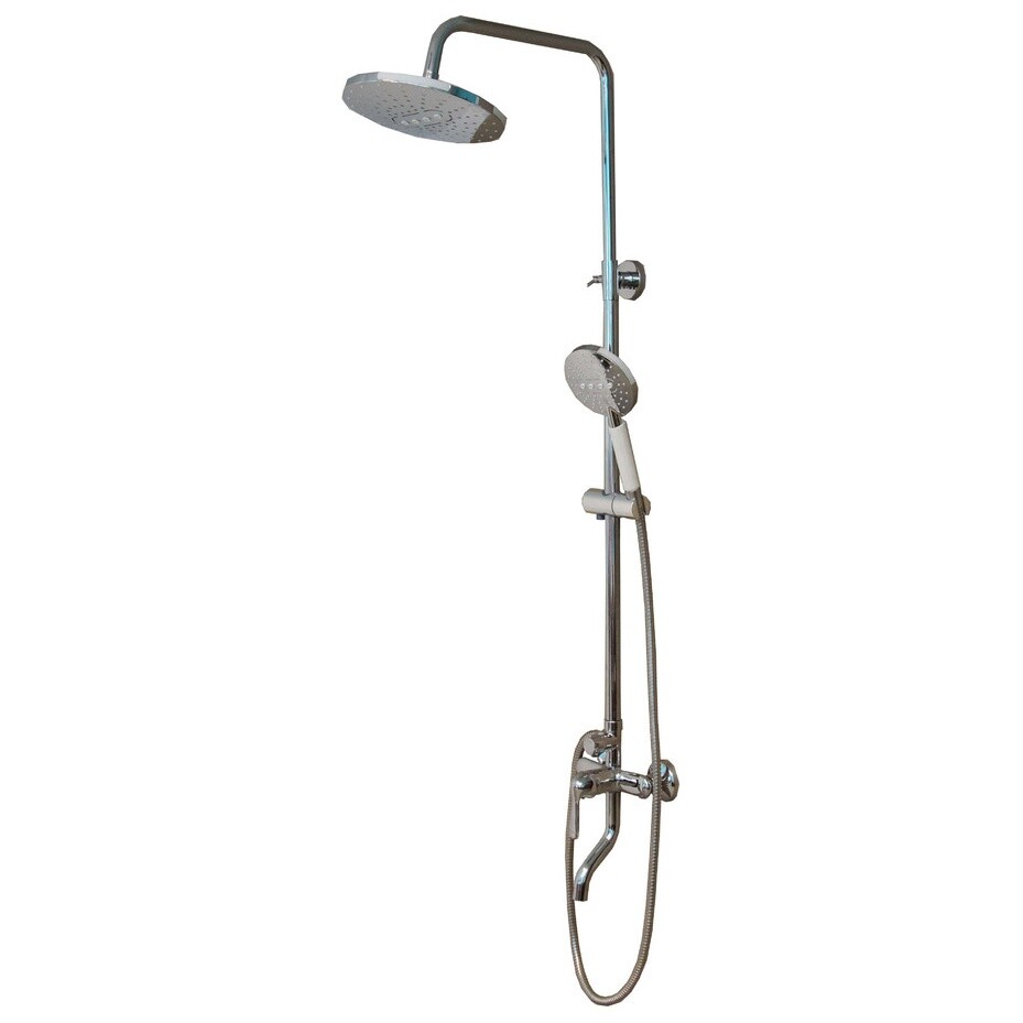 Душевая стойка с верхним душем и лейкой хром Boch Mann Eco BM7225 - изображение 15