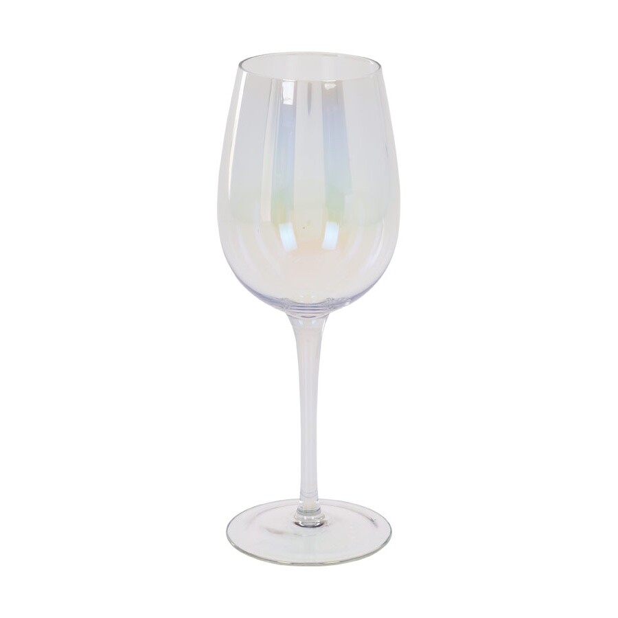 Бокал стеклянный для вина 23 см белый Luster