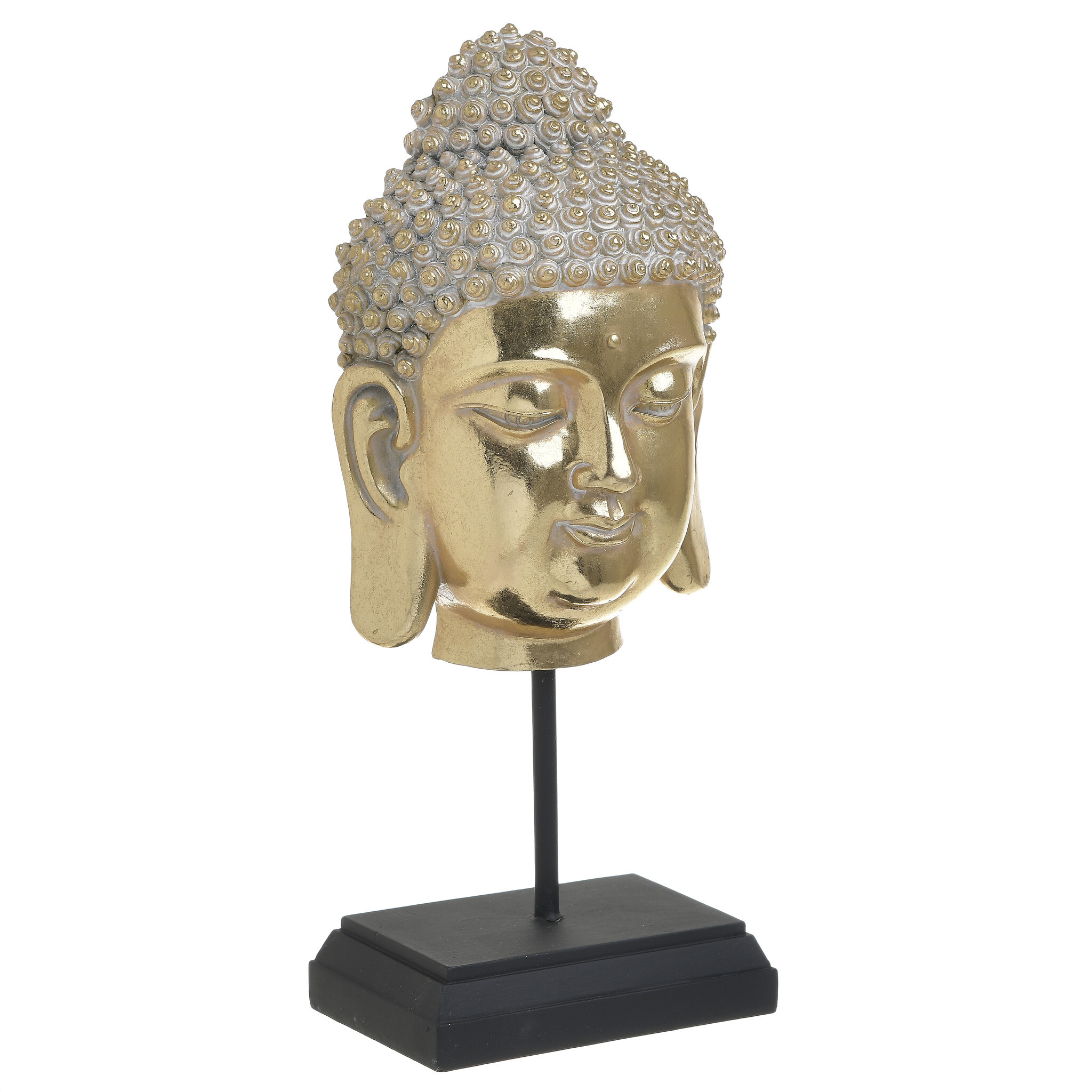 Статуэтка черно-золотая Buddha Ethnic Ever