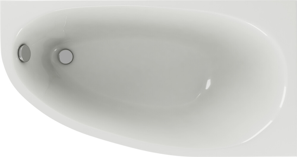 Ванна акриловая ассиметричная правая 170х90 см белая Aquatek &quot;Дива&quot; DIV170-0000003