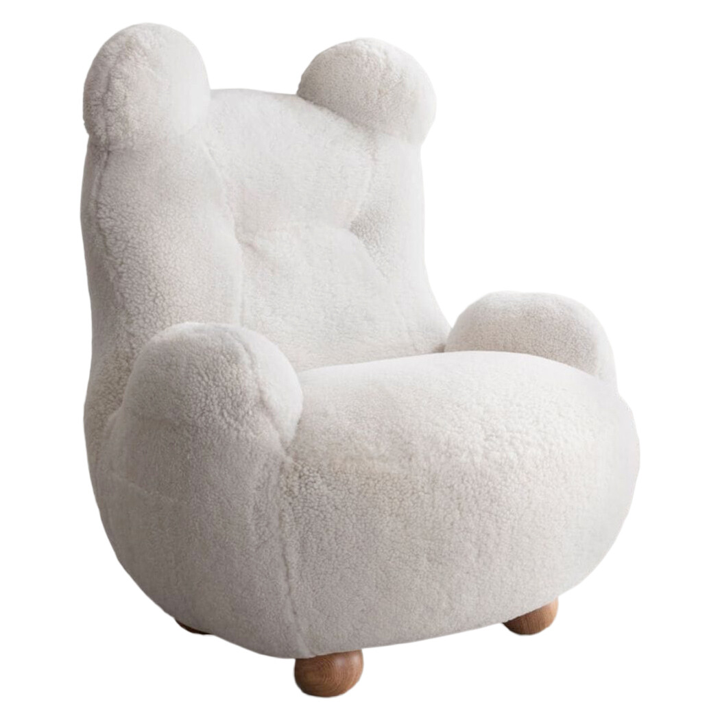 Кресло детское белое Baby Bear
