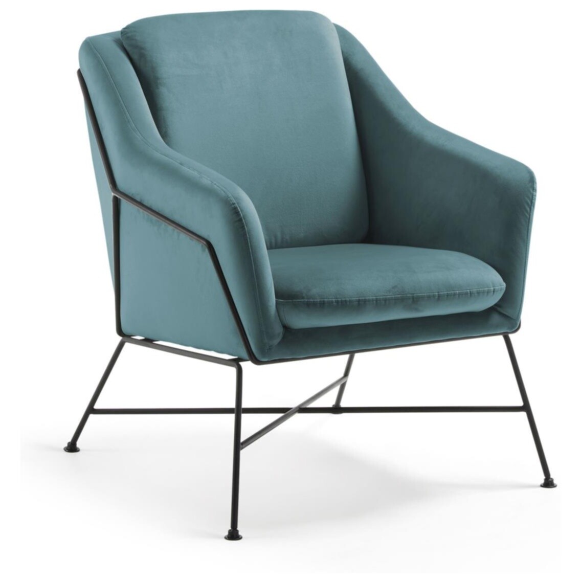 Кресло дизайнерское зеленый бархат Brida от La Forma