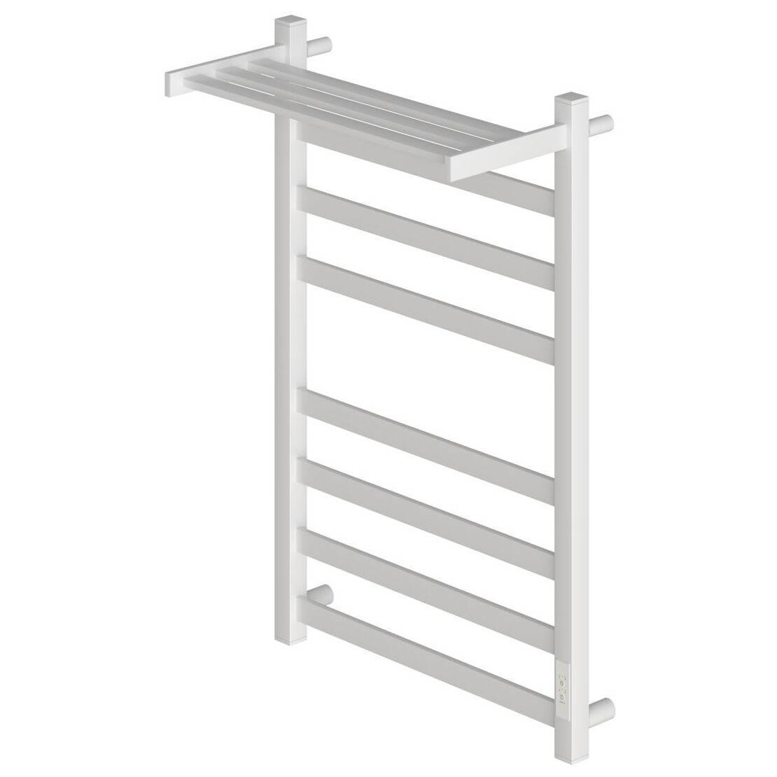 Полотенцесушитель электрический правый с полкой 50х80 см белый Point "Меркурий" PN83858PW П7 - изображение 4