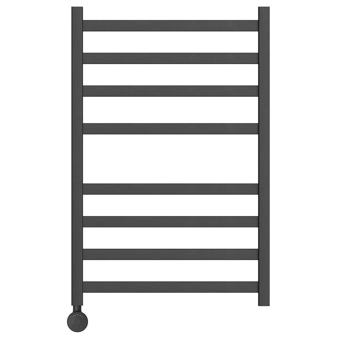 Полотенцесушитель электрический 80х50 см черный Point "Меркурий П8" PN83158BE - изображение 5