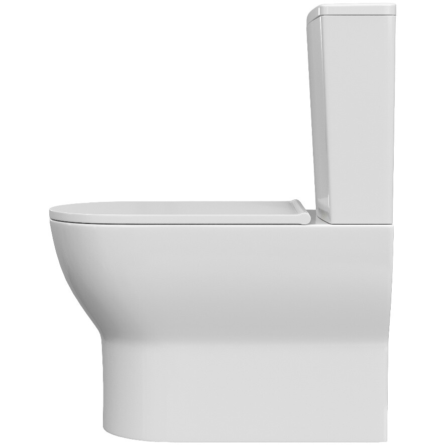 Унитаз напольный керамический овальный белый Diwo "Элиста" 0423 - изображение 12