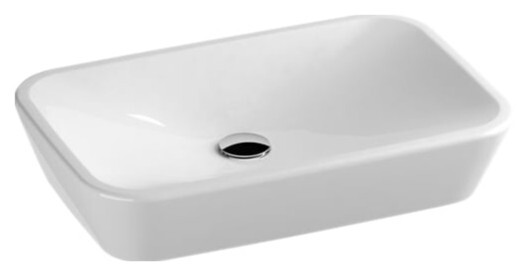 Раковина накладная керамическая прямоугольная 40х60 см белая Ravak Ceramic R XJX01160002