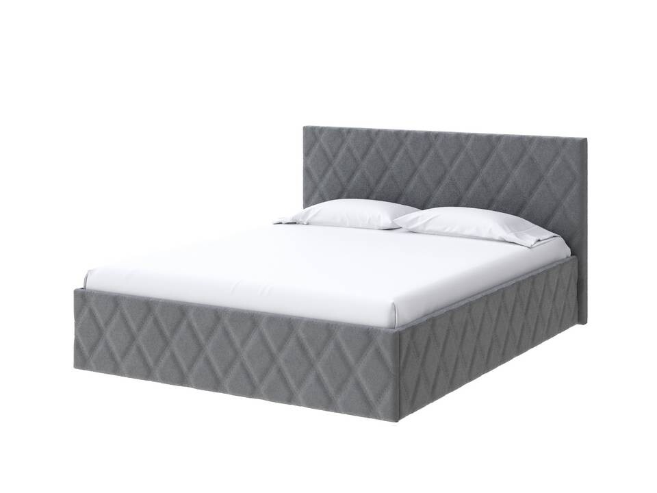 Кровать двуспальная 180х190 см британский серый Fresco