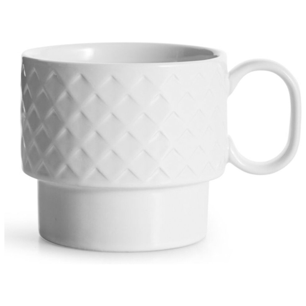 Чашка чайная керамическая 400 мл белая 5018087
