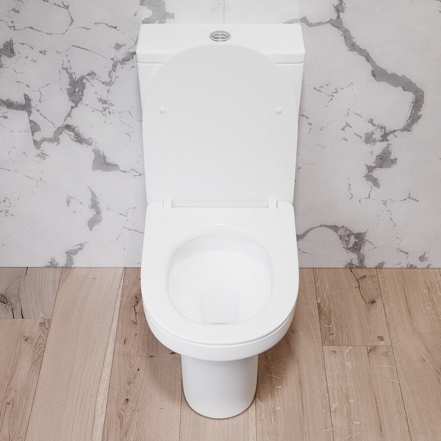 Унитаз напольный безободковый с микролифтом белый Stworki "Лунд" HCLND8600SC - изображение 7