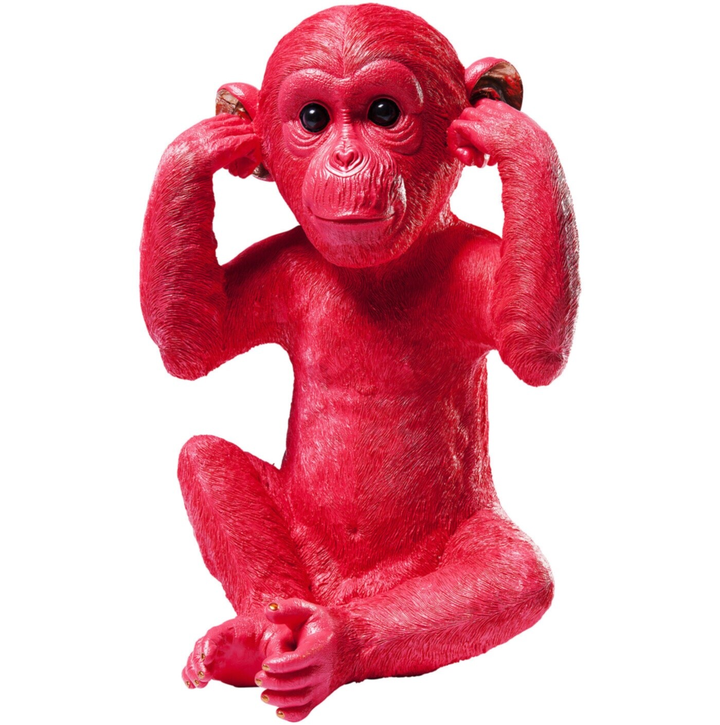 Копилка 35 см красная Monkey