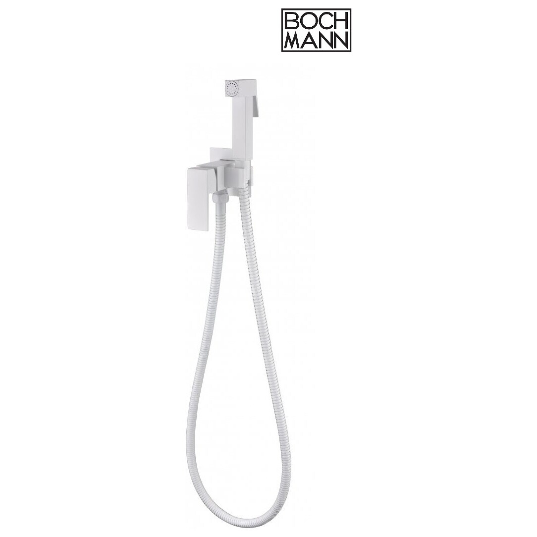 Гигиенический душ со смесителем белый Boch Mann RESIA W CK-P11W BM 10415 - изображение 4