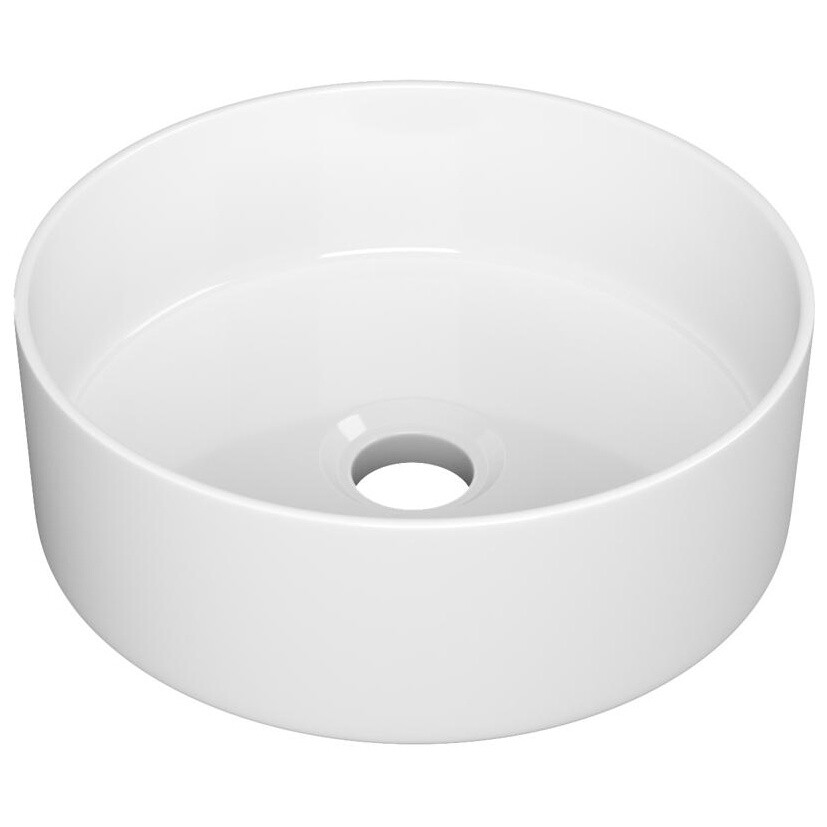 Раковина накладная круглая фарфоровая белая Point &quot;Виктория 41&quot; PN43063