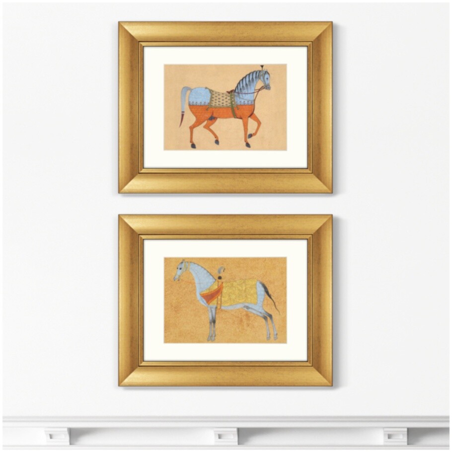 Диптих с репродукцией картин 40,5х50,5 см Indian horse, 1820 г.