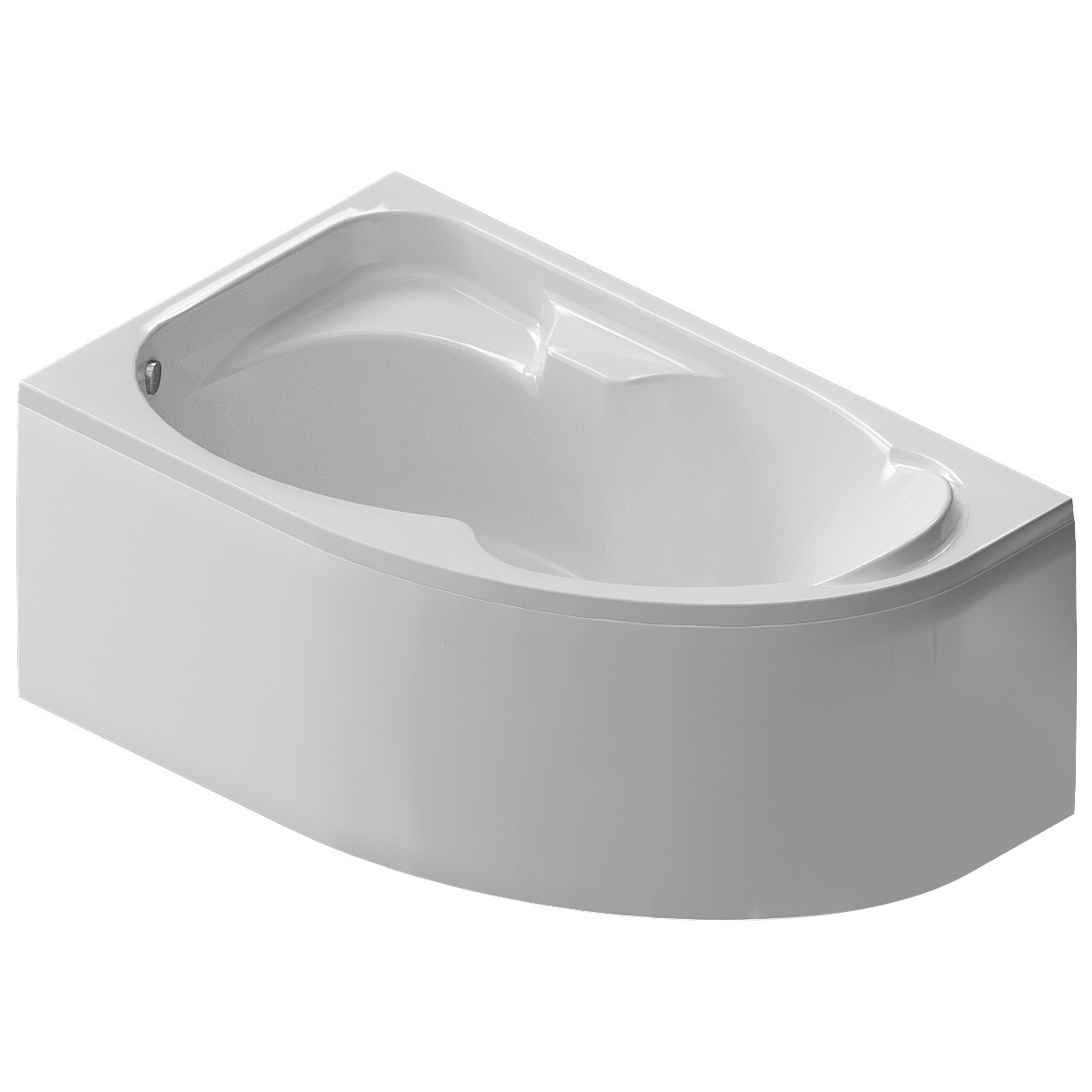 Ванна акриловая угловая левая 100х160 см белая Creto Doris 14-160100L - изображение 7