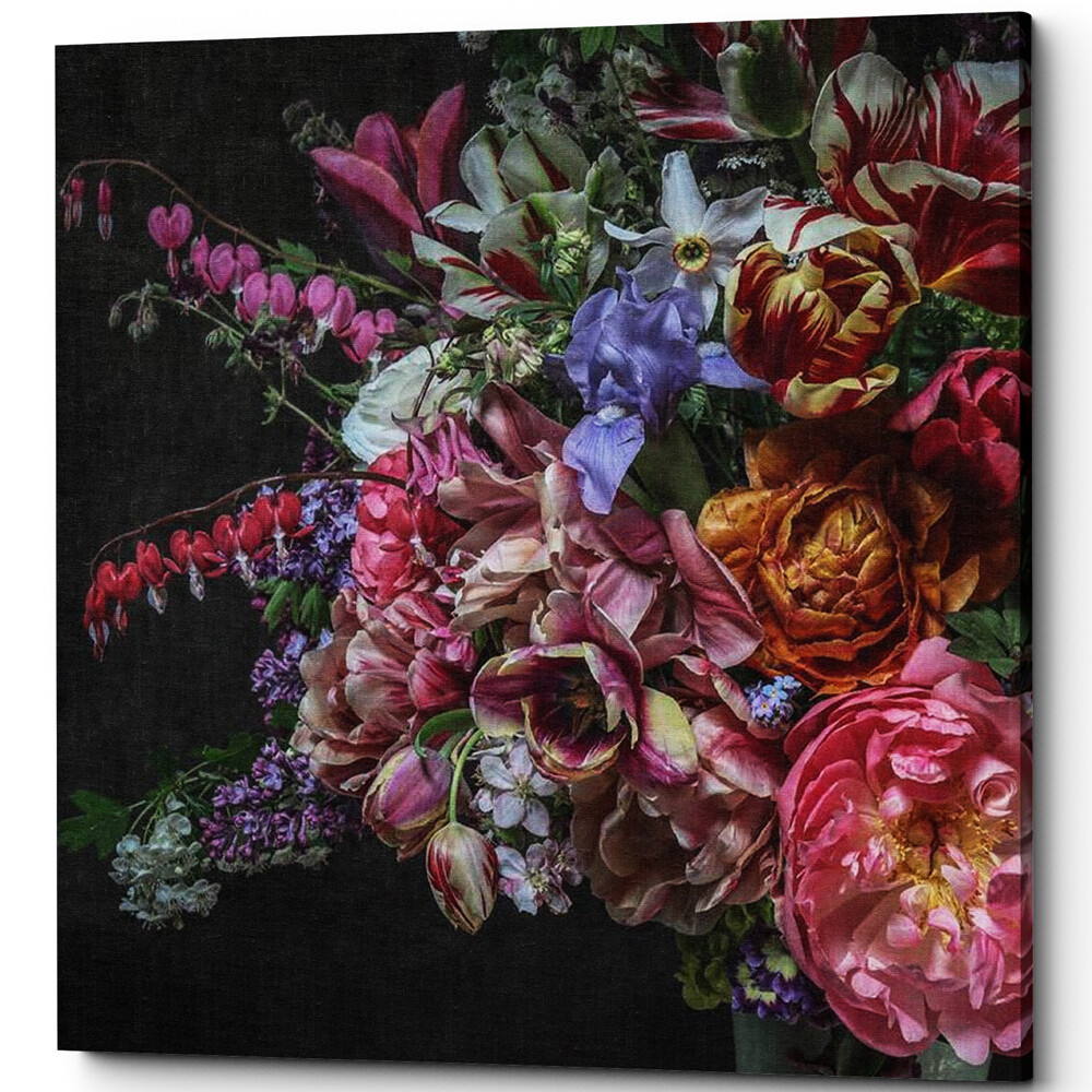 Картина на холсте 60х60 см разноцветная Sachet Pink