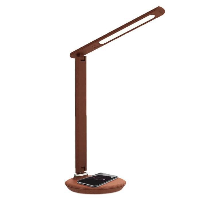 Настольная лампа светодиодная коричневая Desk DE522