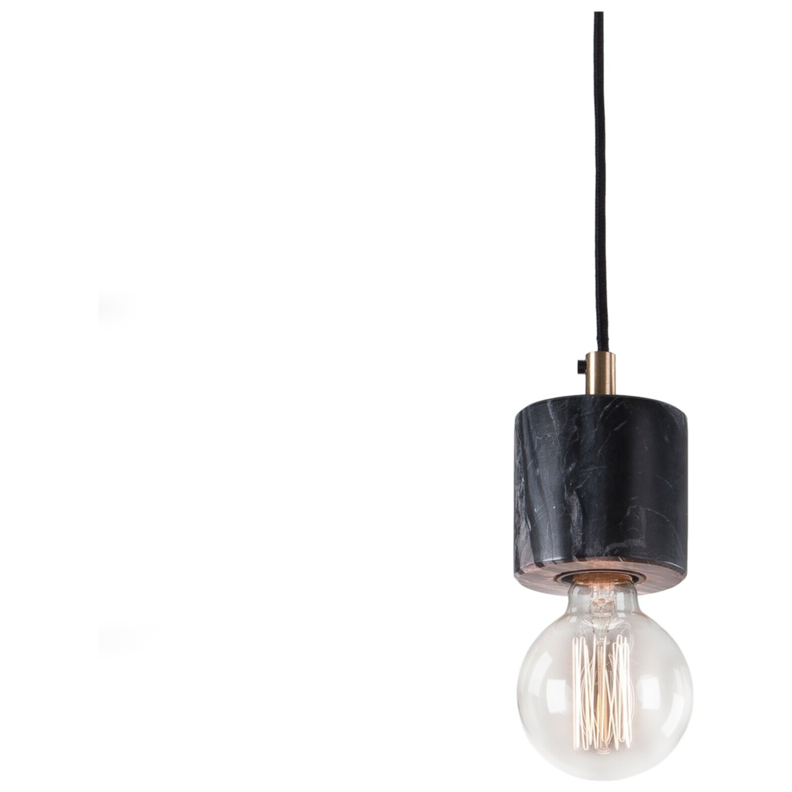 Подвесной светильник черный мраморный Calpac  от La Forma 51779