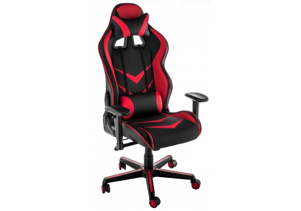Кресло компьютерное черно-красное Racer