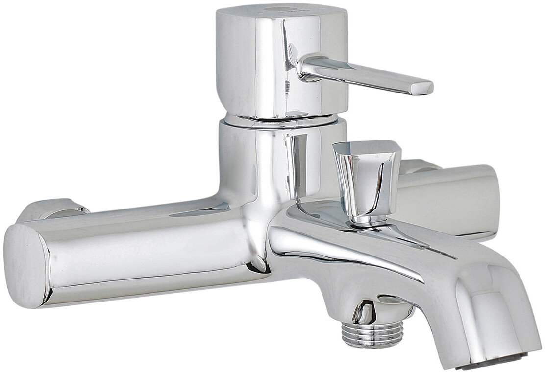 Смеситель для ванны с душем настенный с аэратором хром Stworki "Эстерсунд" ES-03cr - изображение 6