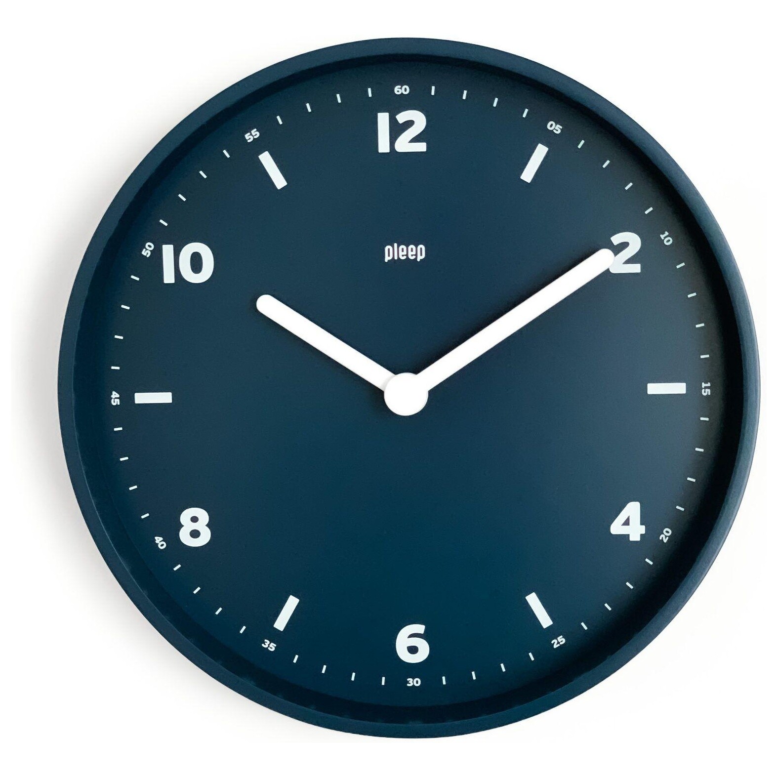 Часы настенные кварцевые круглые 34 см синие Kipper