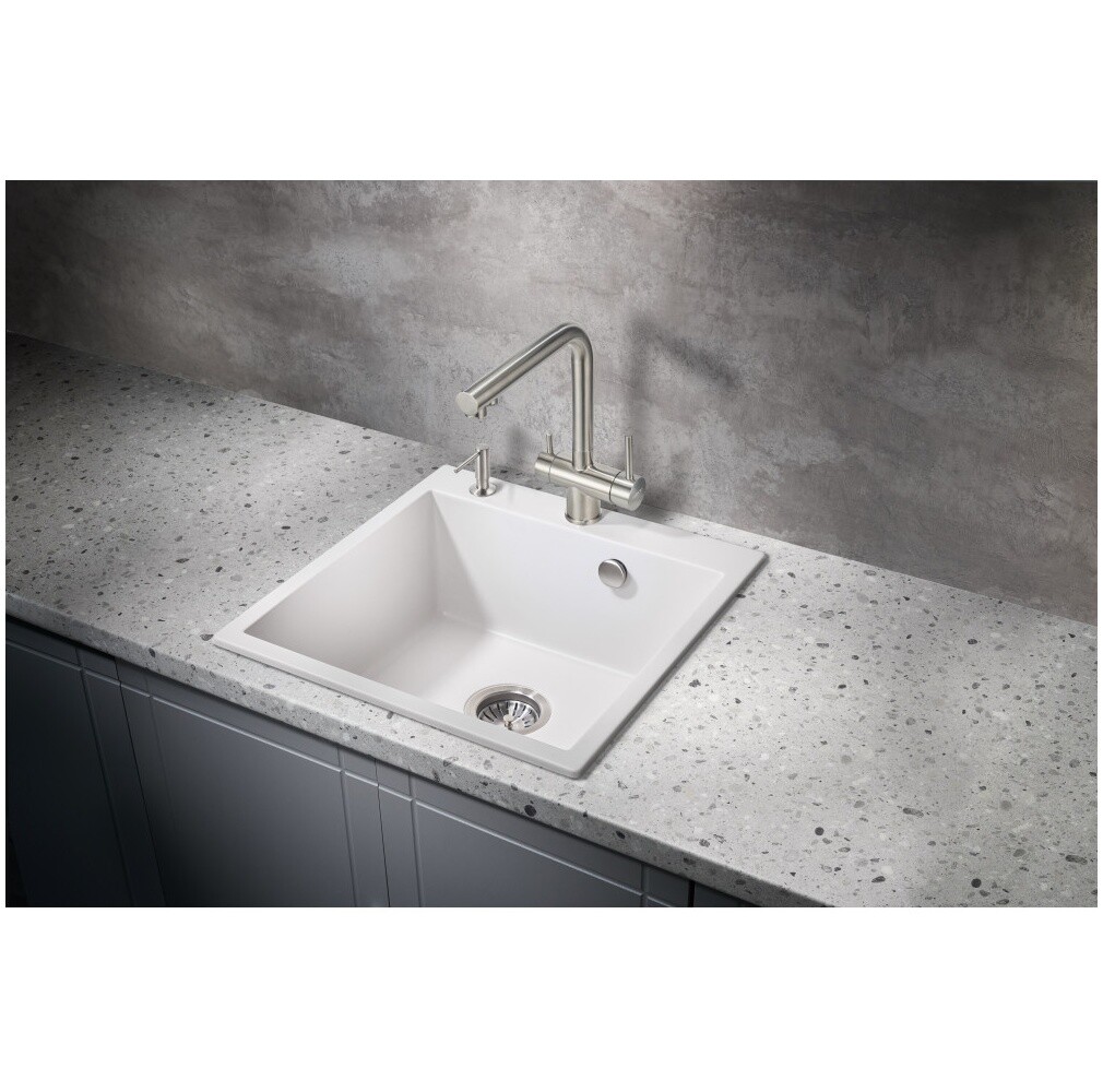 Смеситель для кухни однорычажный с краном для питьевой воды сталь Milacio Ultra 558 MCU.558.SS - изображение 4