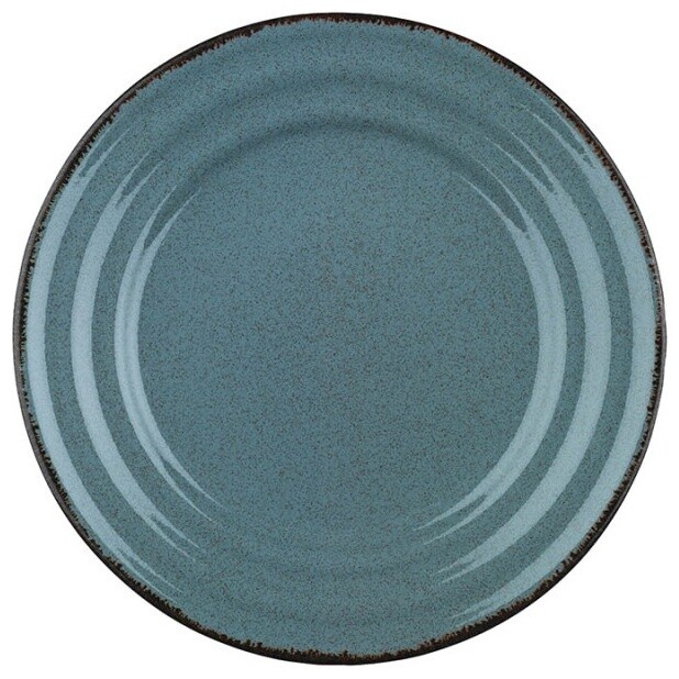 Тарелка фарфоровая 30 см синяя Tuana Pearl