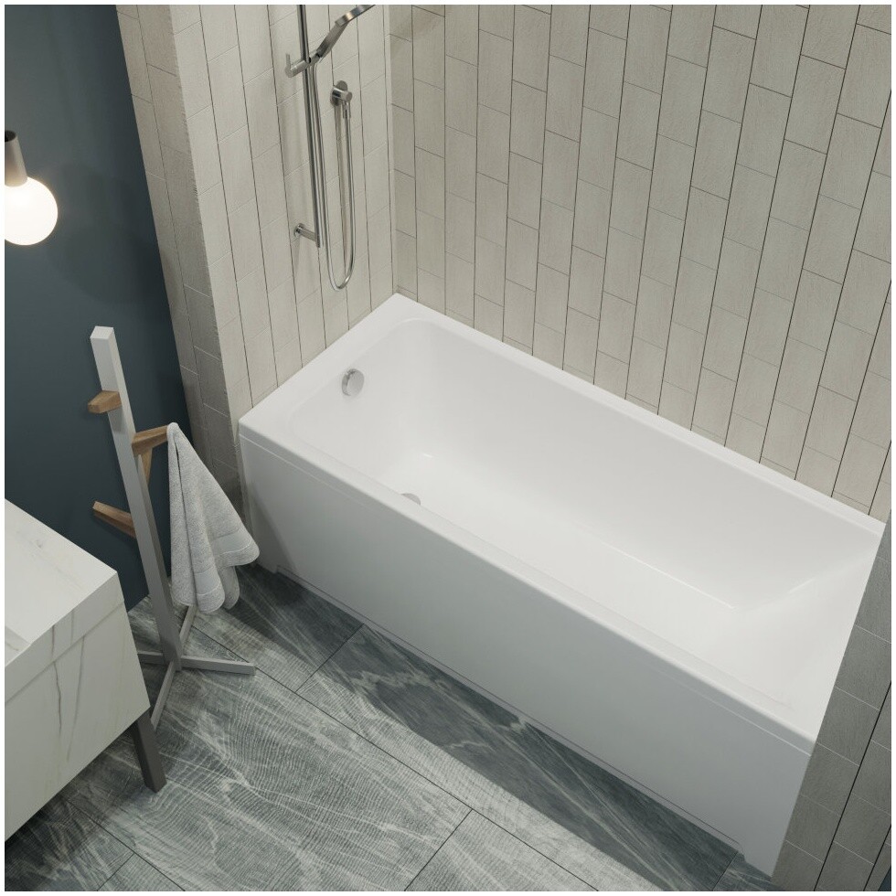 Ванна акриловая 160х70 см белая 1ACReal "Тори" Щ0000042931 - изображение 6