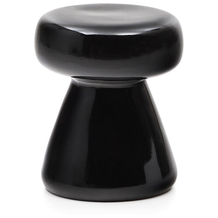 Столик приставной керамический черный Manya от La Forma