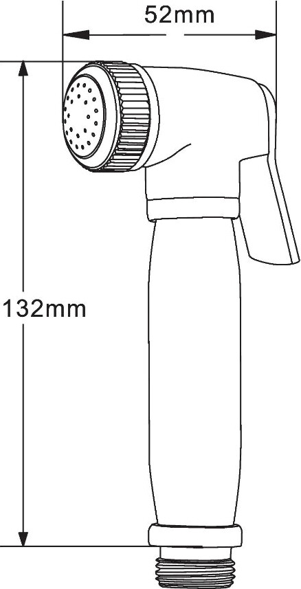 Гигиенический душ из латуни хромированный Stworki "Хальмстад" XAL-09cr - изображение 4