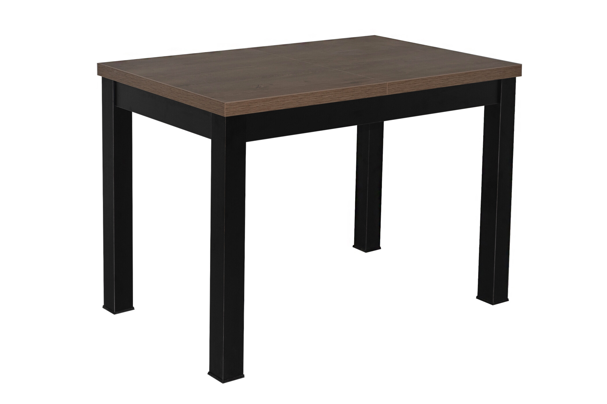 Обеденный стол раздвижной 110/149х67 см дуб канзас Black