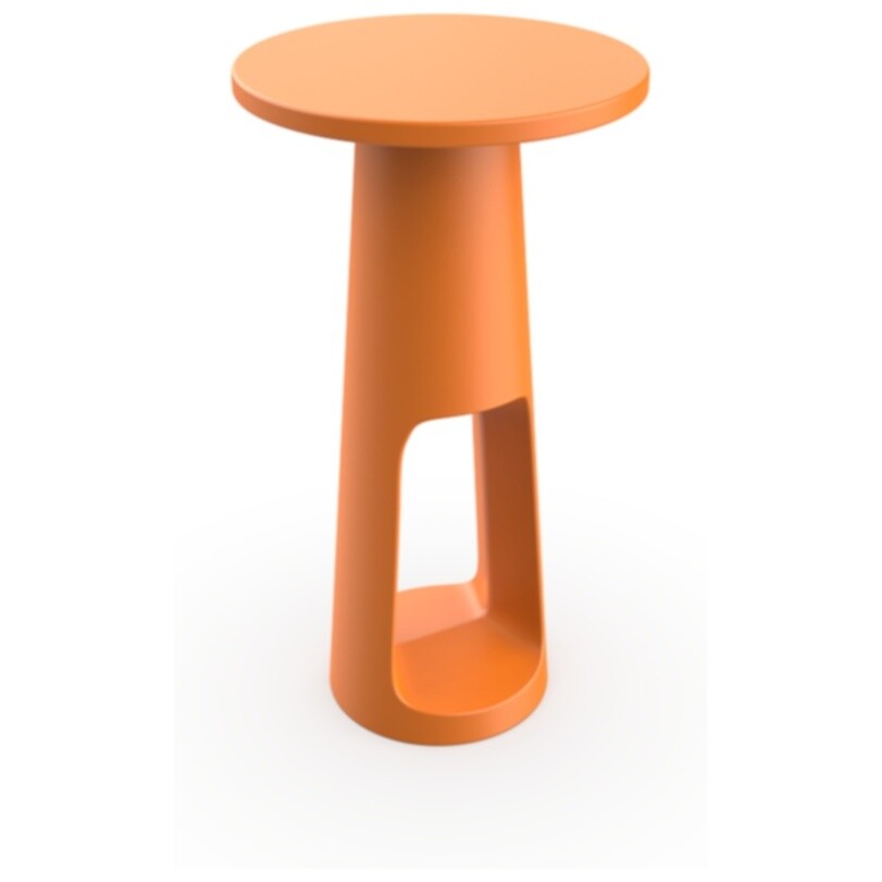 Стол антивандальный пластиковый оранжевый Cosmopolitan Orange