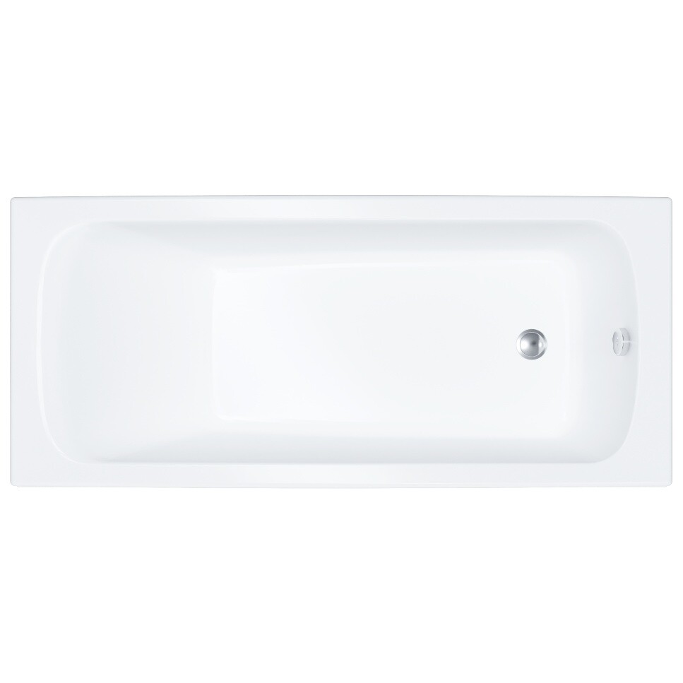 Ванна акриловая 120х70 см белая 1ACReal Gamma Щ0000028714 - изображение 2