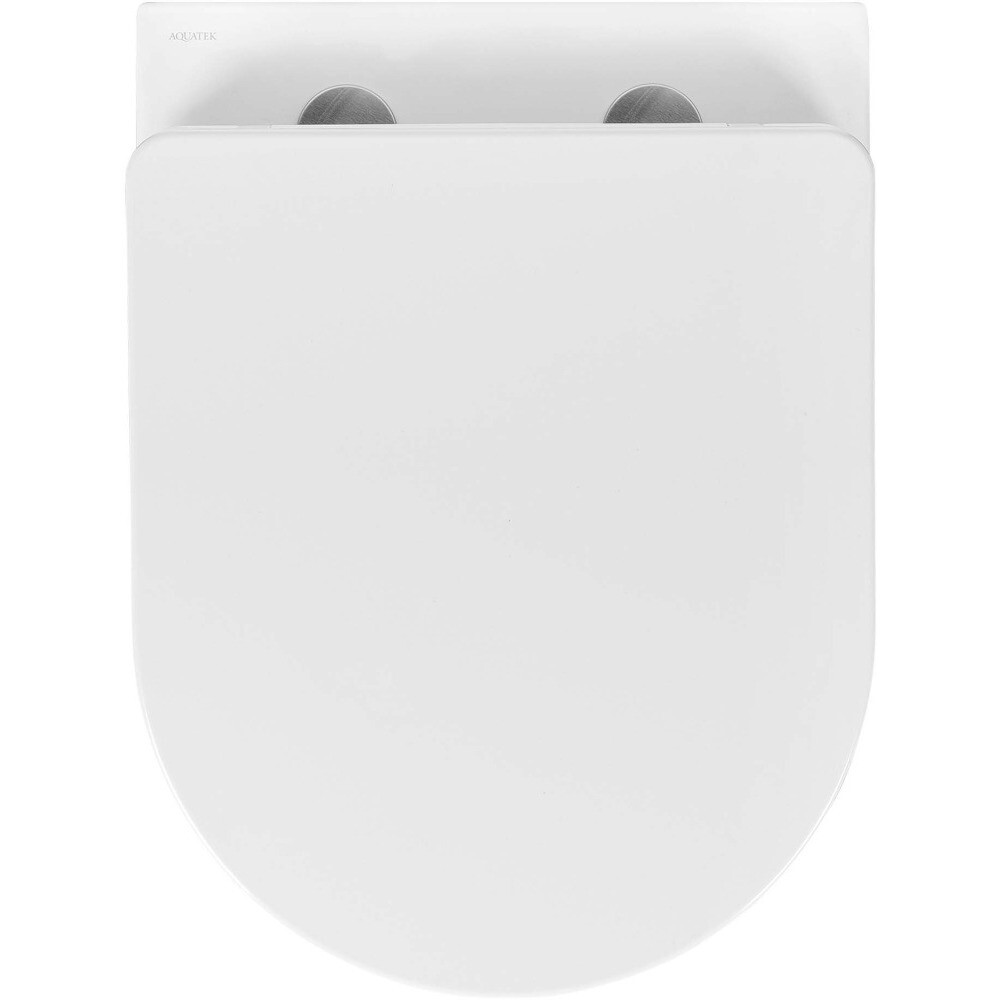 Сиденье для унитаза с микролифтом белое Aquatek AQ0204-00 - изображение 7