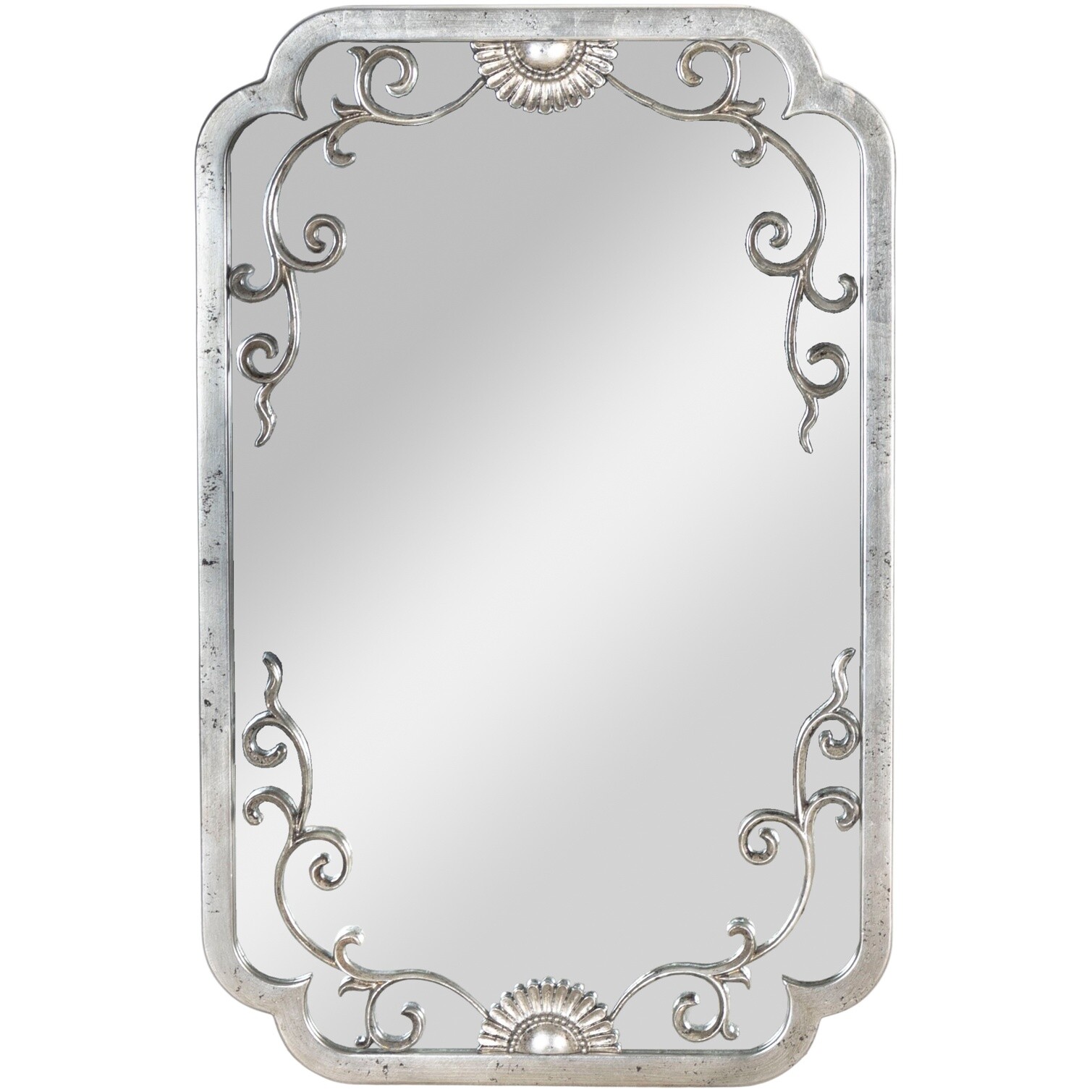 Зеркало настенное серебро 53х4х83 см
