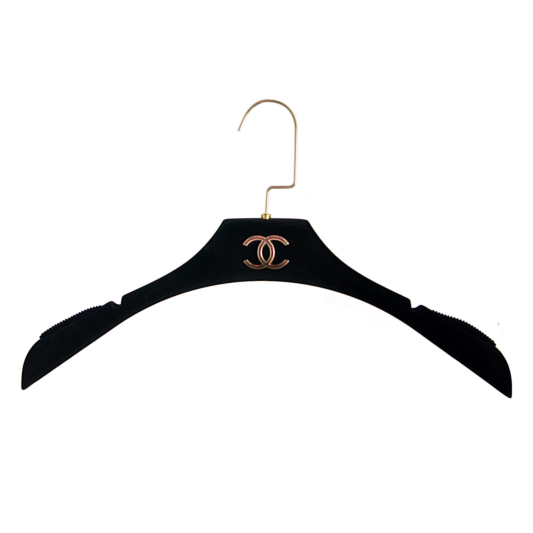 Вешалка-плечики Chanel Черная для женской одежды