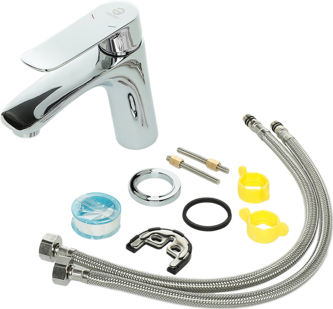 Смеситель для раковины однорычажный хром Stworki "Хадстен" XA-01cr - изображение 6