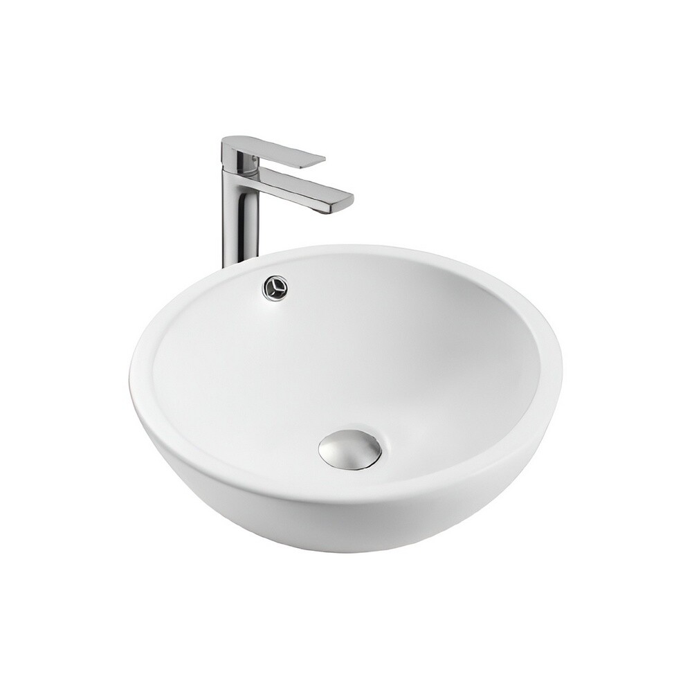 Раковина накладная круглая 44х44 см белая Aquatek AQ5354-MW