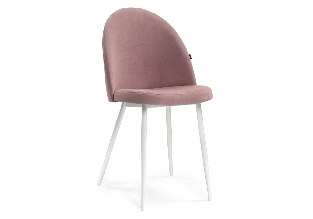 Обеденный стул с мягким сиденьем пыльно-розовый, белый &quot;Дагрун&quot;