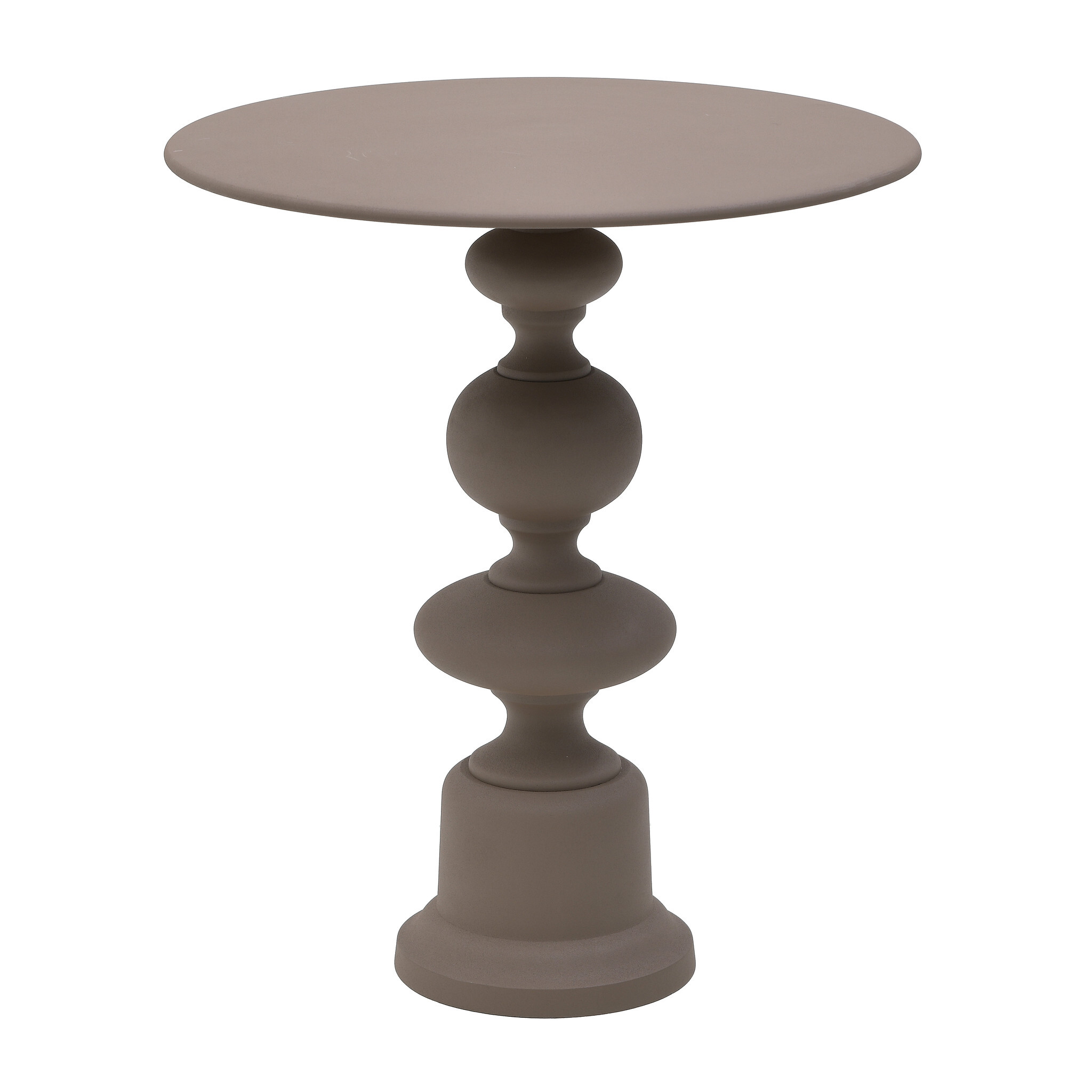 Барный стол круглый D 59 см коричневый To4rooms