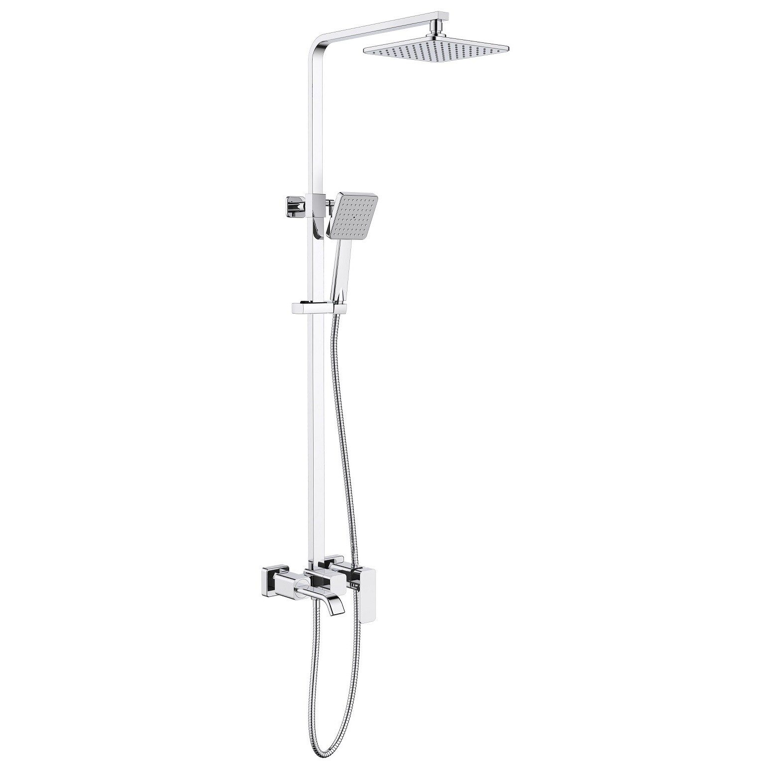 Душевой комплект с тропическим душем хром Timo Selene SX-1013-00z