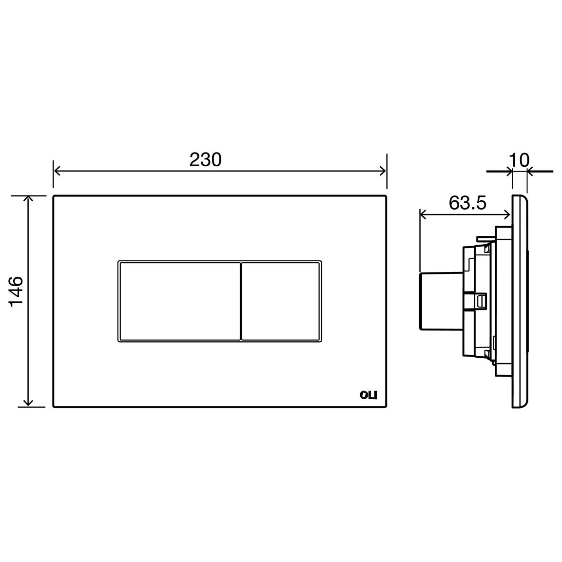Унитаз Point "Меркурий" с инсталляцией OLI 120 ECO с кнопкой черной KARISMA 879235pKA03+PN41831 - изображение 8