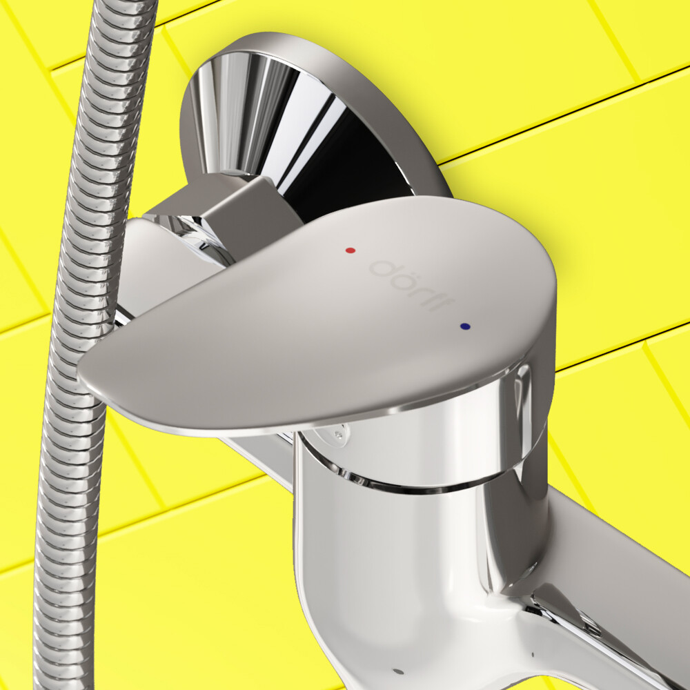 Смеситель для душа однорычажный Diwo хром "Новгород" DW-NOV-20-000 - изображение 6