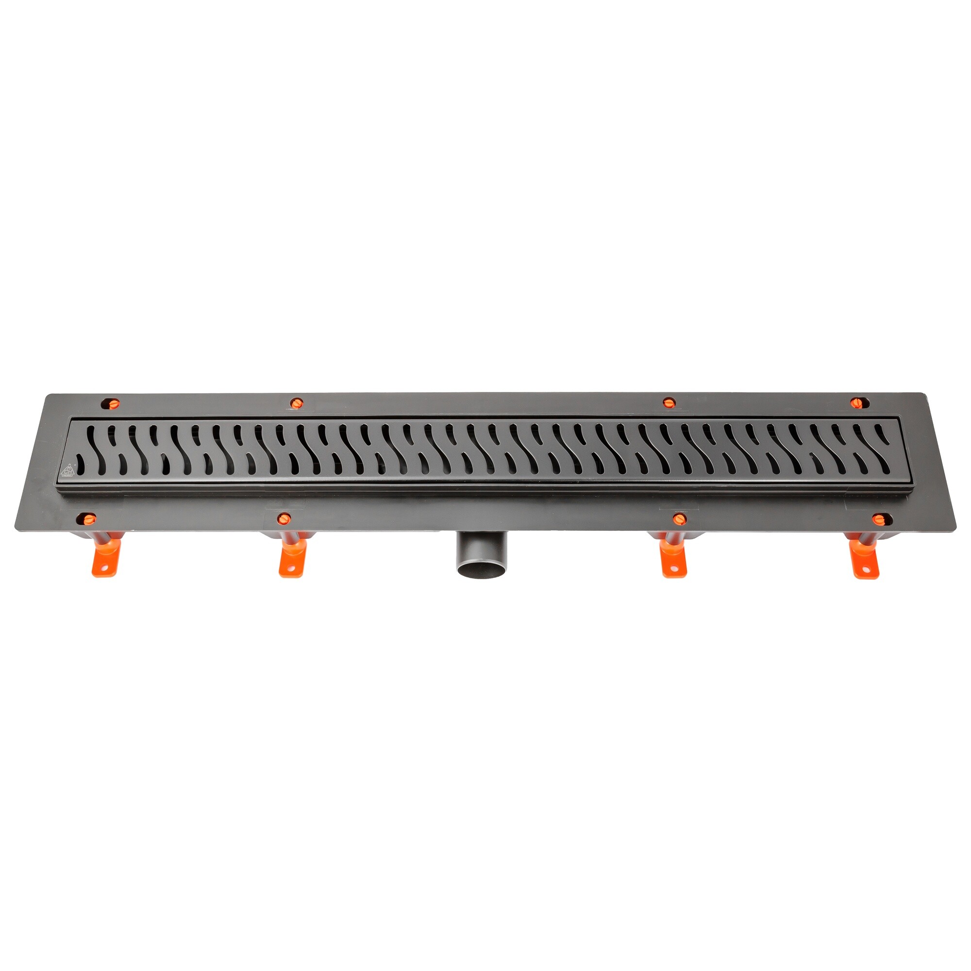 Душевой лоток с решеткой 105 см хром Creto Zigzag CRE-1050 ZB-50