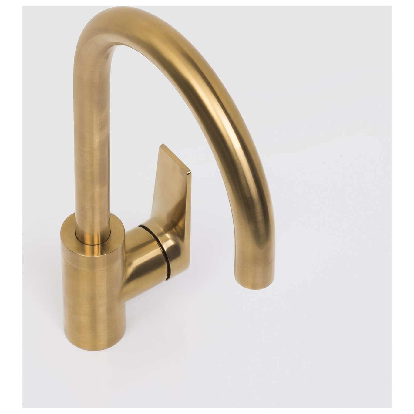 Смеситель для кухни из латуни золотой Wasserkraft 5507