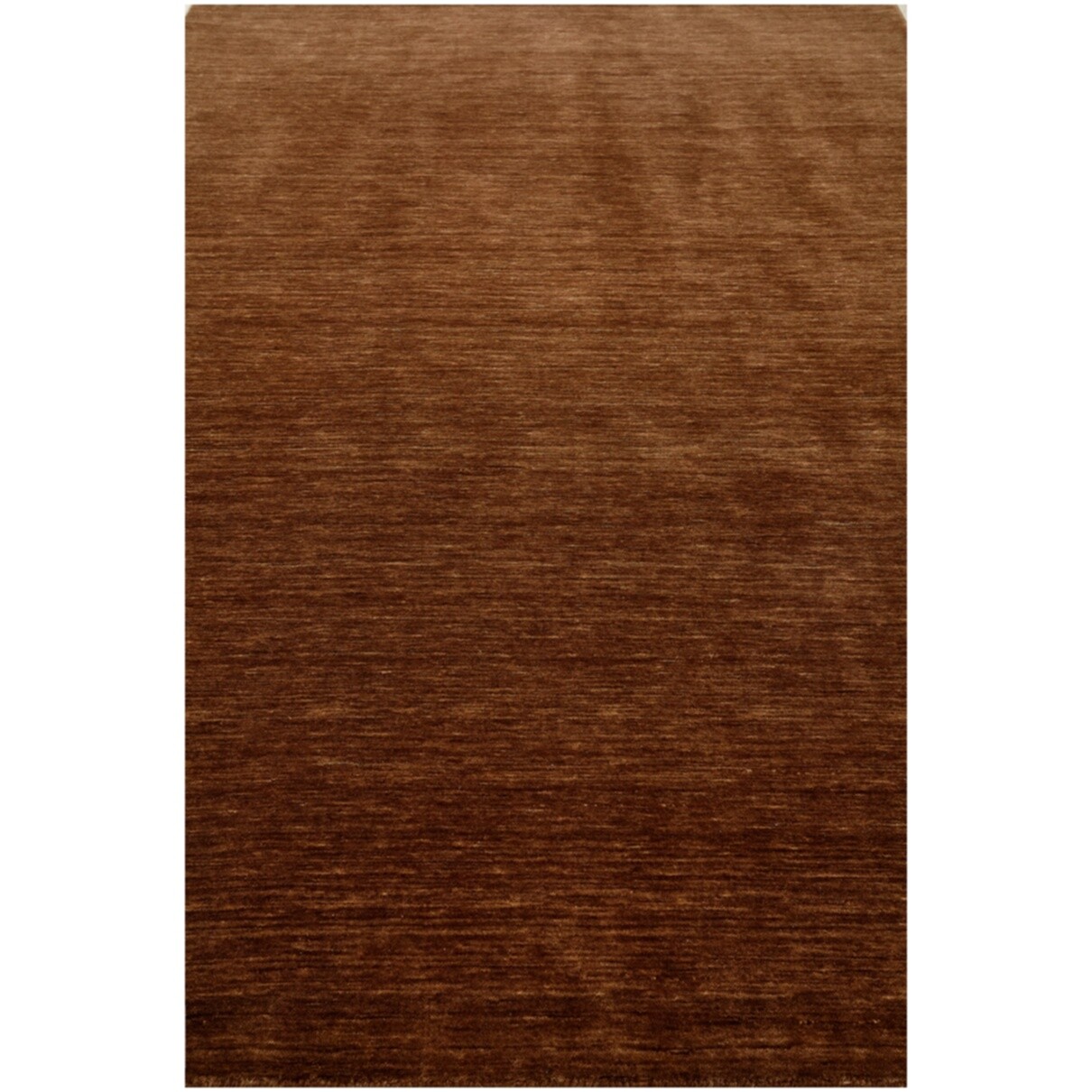 Ковер шерстяной 202х300 см коричневый Mono