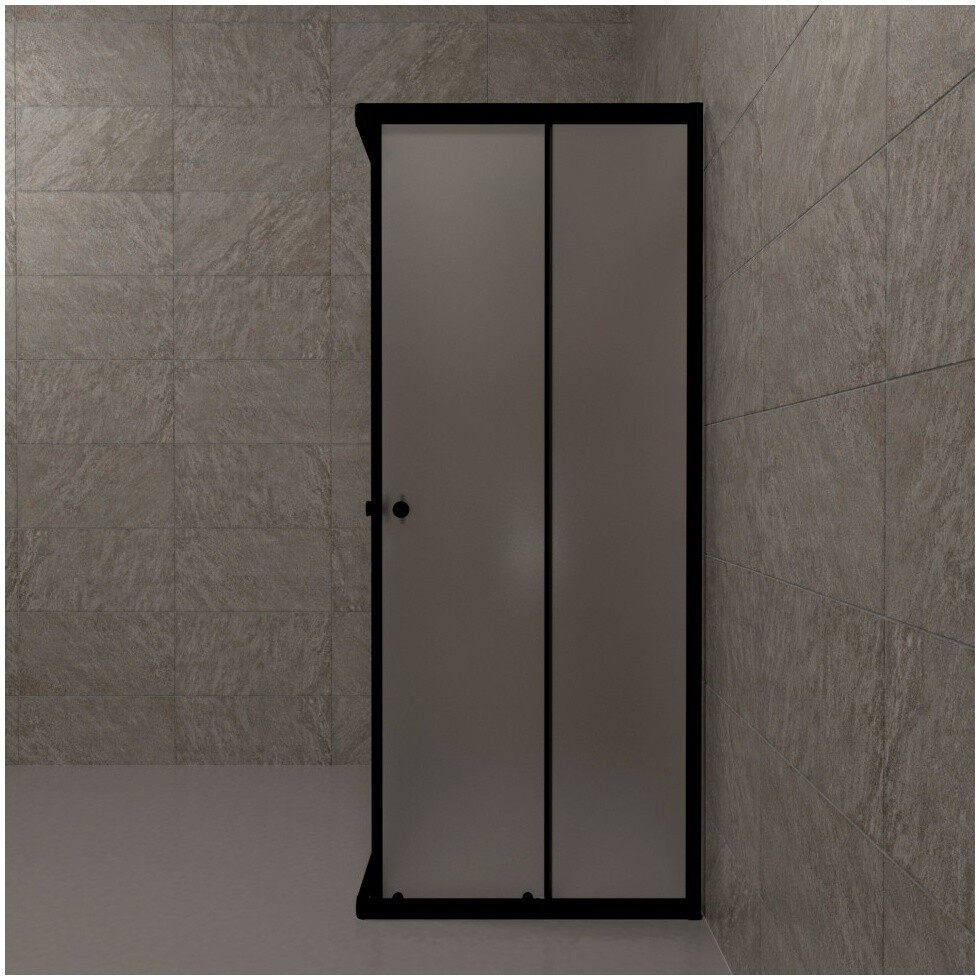 Душевой уголок 80х120 см белый, черный, прозрачный Triton "Вента-БВ" Щ0000064632 - изображение 5