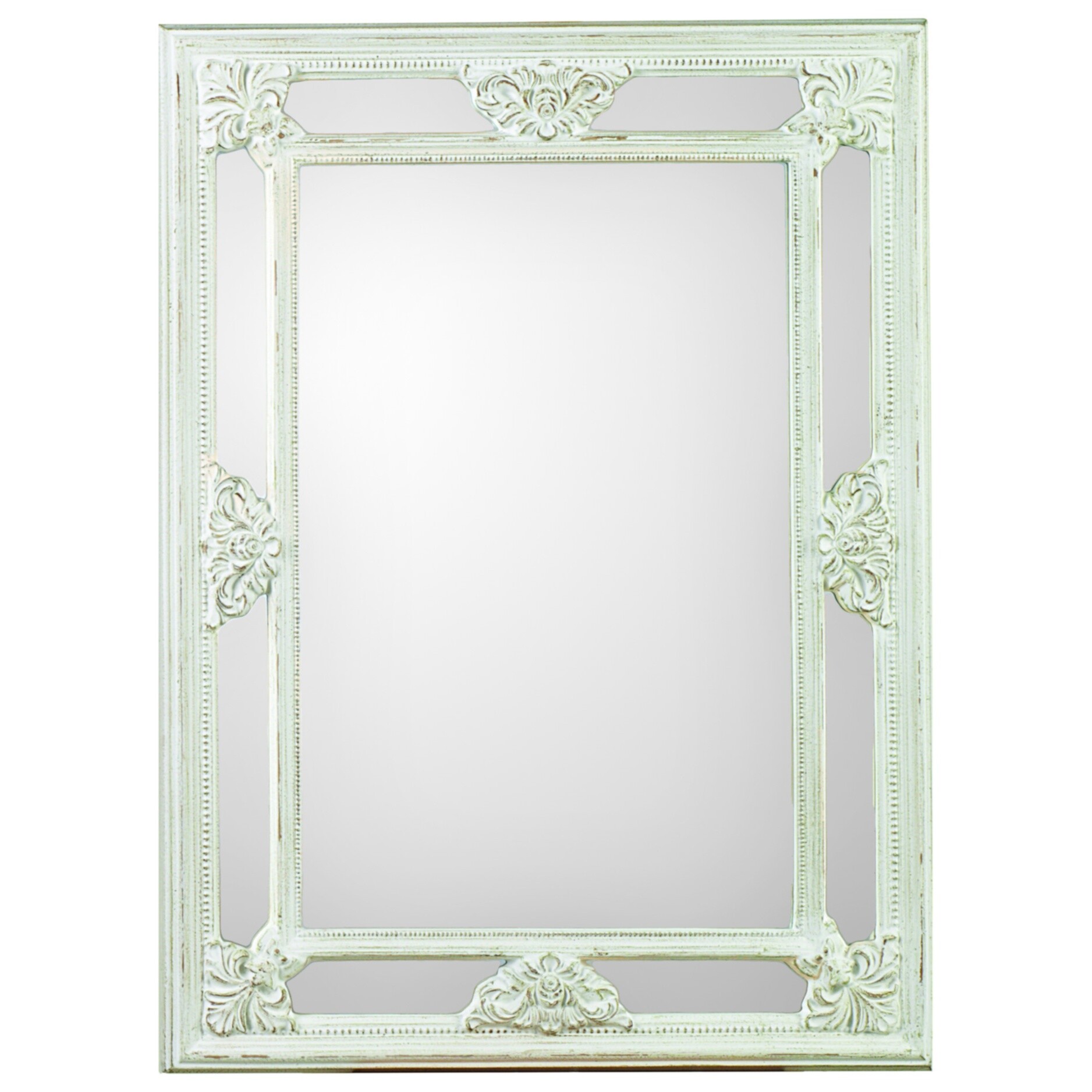 Зеркало настенное прямоугольное зеленое 110891