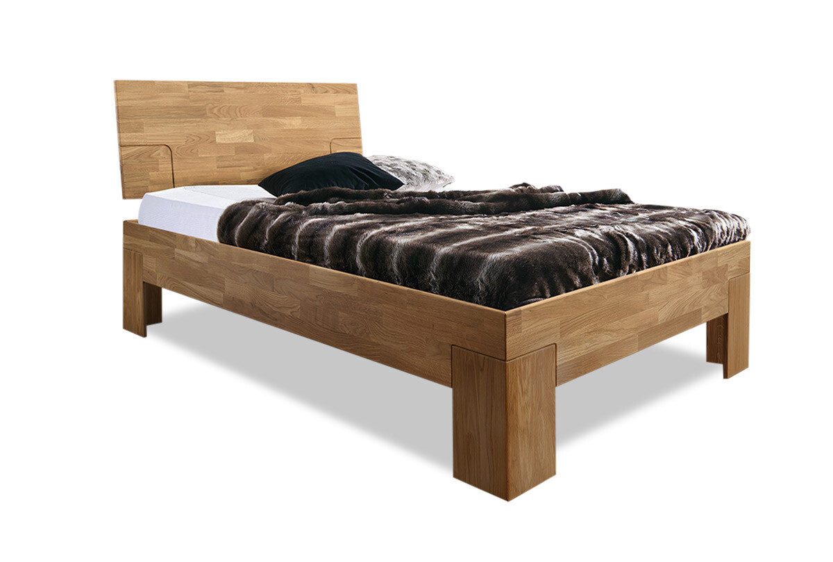 Кровать односпальная светло-коричневая 90х200 см &quot;Берген С&quot;