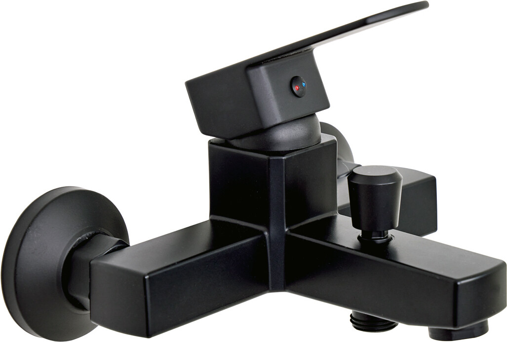 Смеситель для ванны с душем черный Diwo "Суздаль" SU-02b - изображение 9